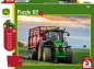 Preview: Puzzle John Deere - Traktor 8370R 60 Teile - inkl. original SIKO Traktor 7530 - SCHMIDT SPIELE®