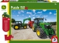 Preview: Puzzle John Deere - Traktoren der 5M Serie 150 Teile - inkl. original SIKO Traktor 7530 - SCHMIDT SPIELE®