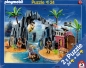 Preview: Rahmenpuzzle 2er Set - Playmobil® Pirateninsel 24 Teile - Playmobil® Bauernhof 40 Teile - SCHMIDT SPIELE®