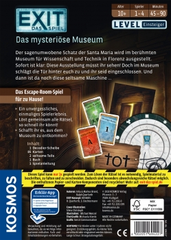 EXIT - Das Spiel: Das mysteriöse Museum