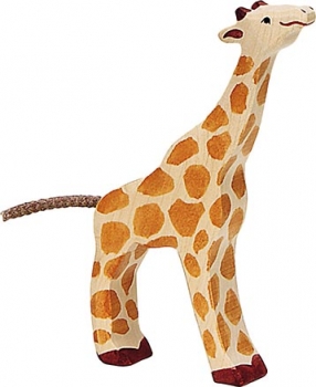 Giraffe, klein, fressend - HOLZTIGER