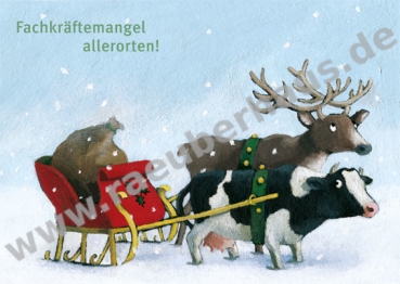 Fachkraeftemangel, Postkarte
