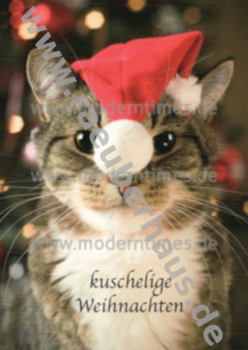 Kuschelige Weihnachten, Postkarte