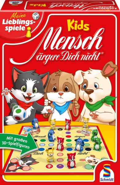 Mensch ärgere Dich nicht®, Kids (mit 3D-Spielfiguren) - SCHMIDT SPIELE®