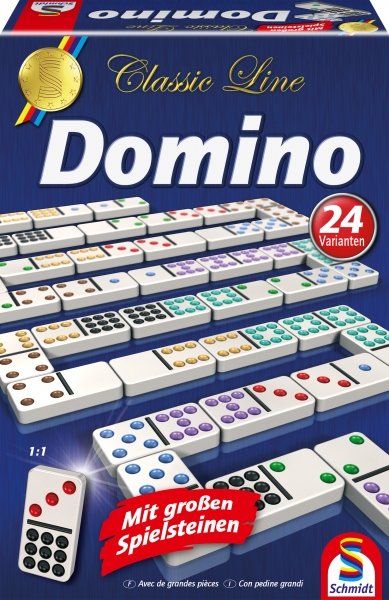 Domino - Classic Line - Mit großen Spielsteinen - SCHMIDT SPIELE®