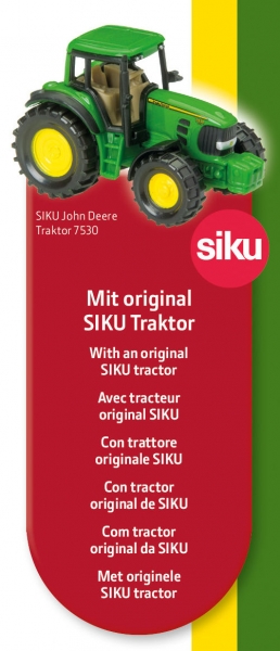 Puzzle John Deere - Traktor 8370R 60 Teile - inkl. original SIKO Traktor 7530 - SCHMIDT SPIELE®