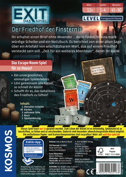 EXIT - Das Spiel: Der Friedhof der Finsternis