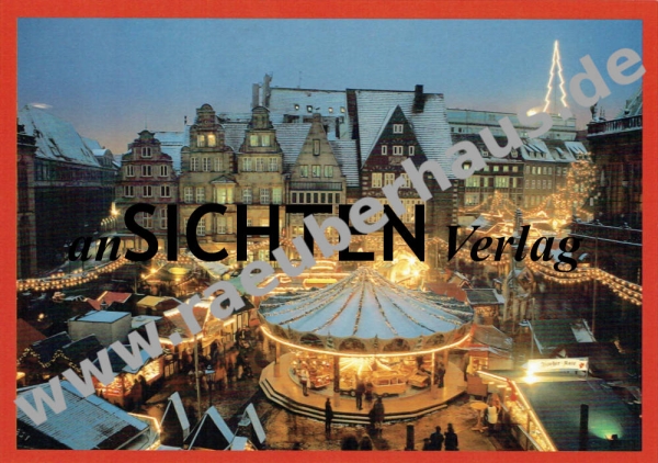 Bremen Weihnachtsmarkt, Ansichtskarte