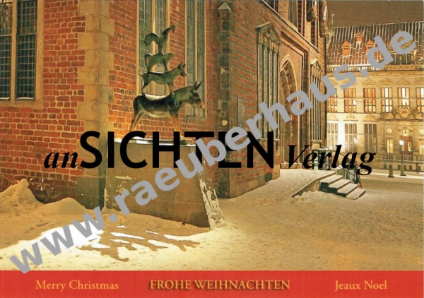 Bremen Weihnachten in der Hansestadt, Ansichtskarte