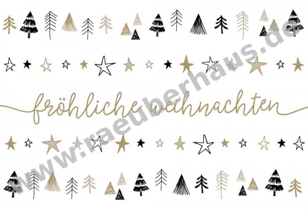 Fröhliche Weihnachten, Midikarte mit Umschlag