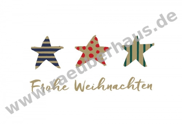 Frohe Weihnachten, Midikarte mit Umschlag