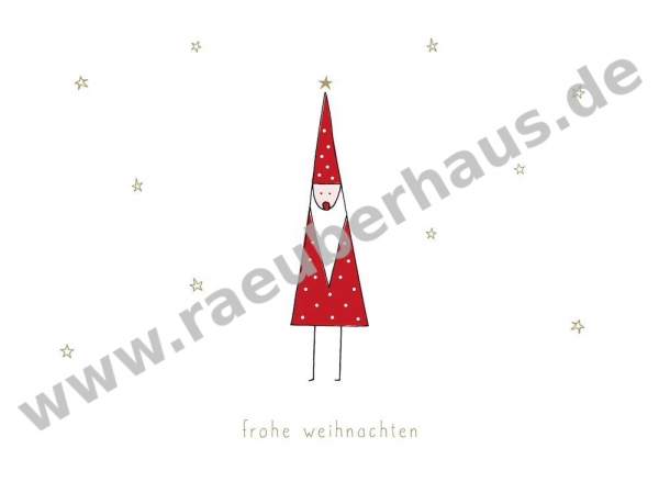 Frohe Weihnachten, Postkarte